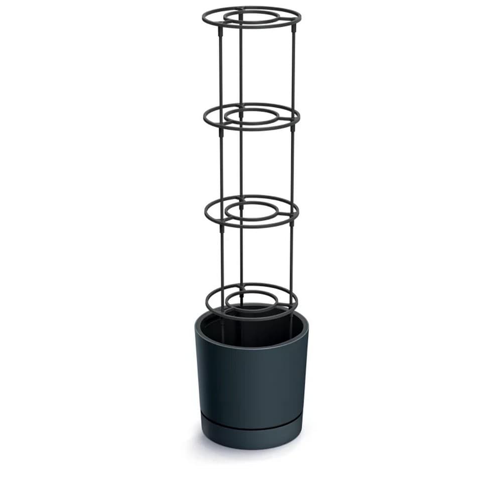 Depo400-S433 plastový kvetináč na pestovanie paradajok 39 cm antracit