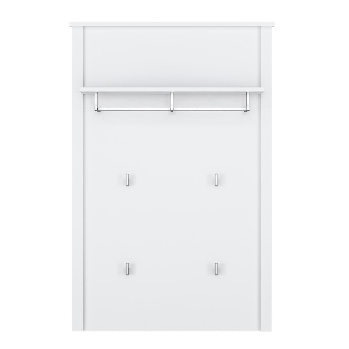 KONDELA Olje 80 vešiakový panel biela