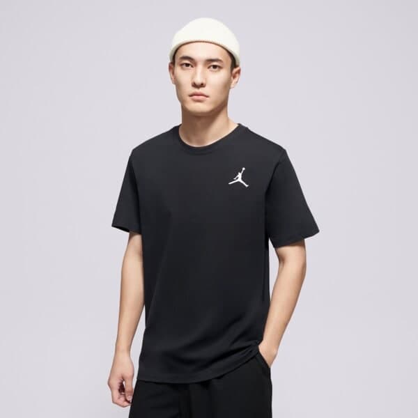 Jordan M J Jumpman Emb Ss Crew Čierna EUR M