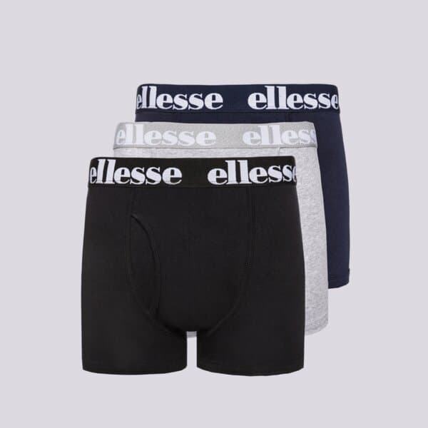 Ellesse Trenky Hali 3Pk Boxers Blk/grey/navy Viacfarebná EUR M