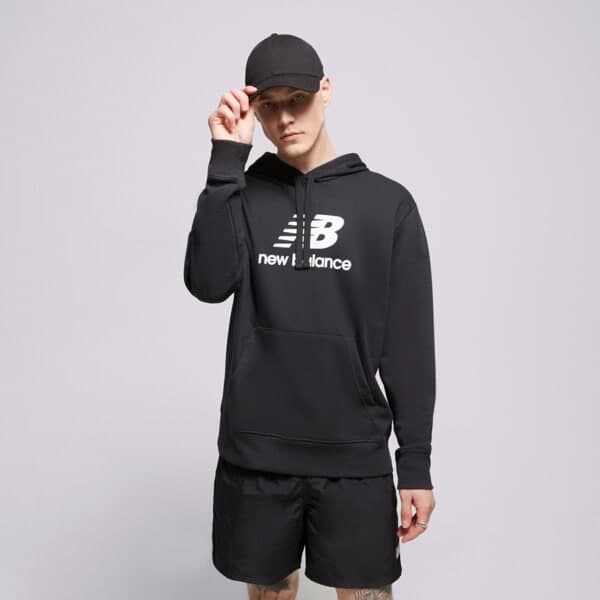 New Balance S Kapucňou Essentials Stacked Čierna EUR S