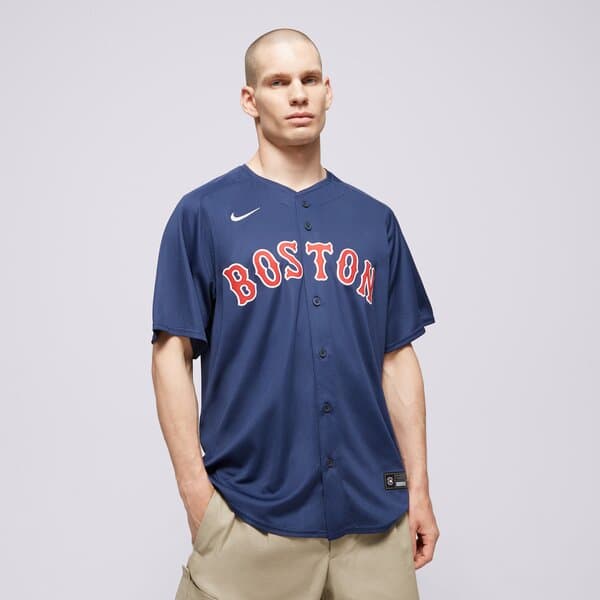 Nike Košeľa Replica Boston Red Sox Mlb Tmavomodrá EUR L
