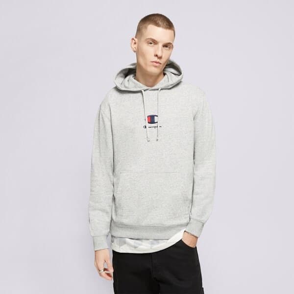 Champion S Kapucňou Hooded Sweatshirt Sivá EUR S