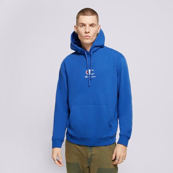 Champion S Kapucňou Hooded Sweatshirt Modrá EUR S