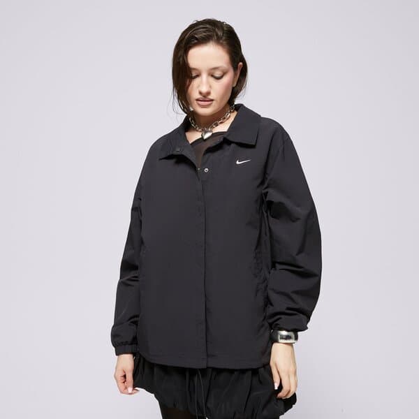 Nike W Nsw Esstl Wvn Uv Hbr Cch Jkt Čierna EUR M