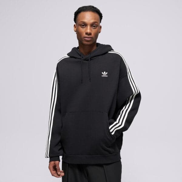 Adidas S Kapucňou Baggy Hoodie Čierna EUR M
