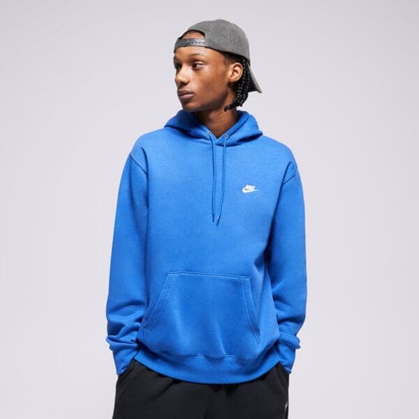 Nike S Kapucňou M Nk Club Bb Po Hoodie Modrá EUR M