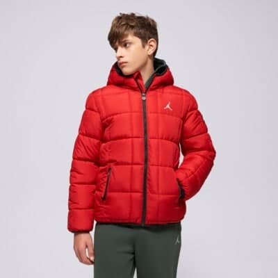 Jordan Páperová Essential Mdwt Puffer Boy Červená EUR 132 - 147 cm