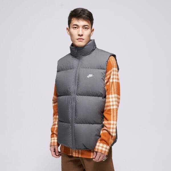 Nike M Sf Club Puffer Vest 550 Sivá EUR S