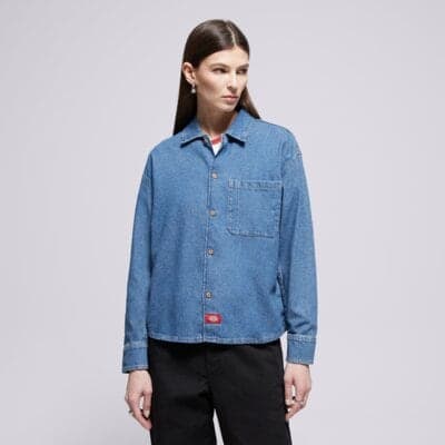 Dickies Košeľa Lightweight Denim Shirt Ls W Modrá EUR S