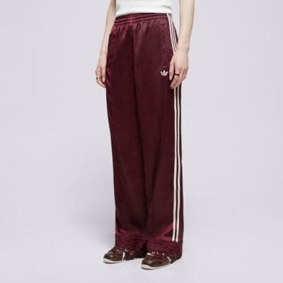 Adidas Satin Lace Track Pants Loose Firebird Bordová EUR 36