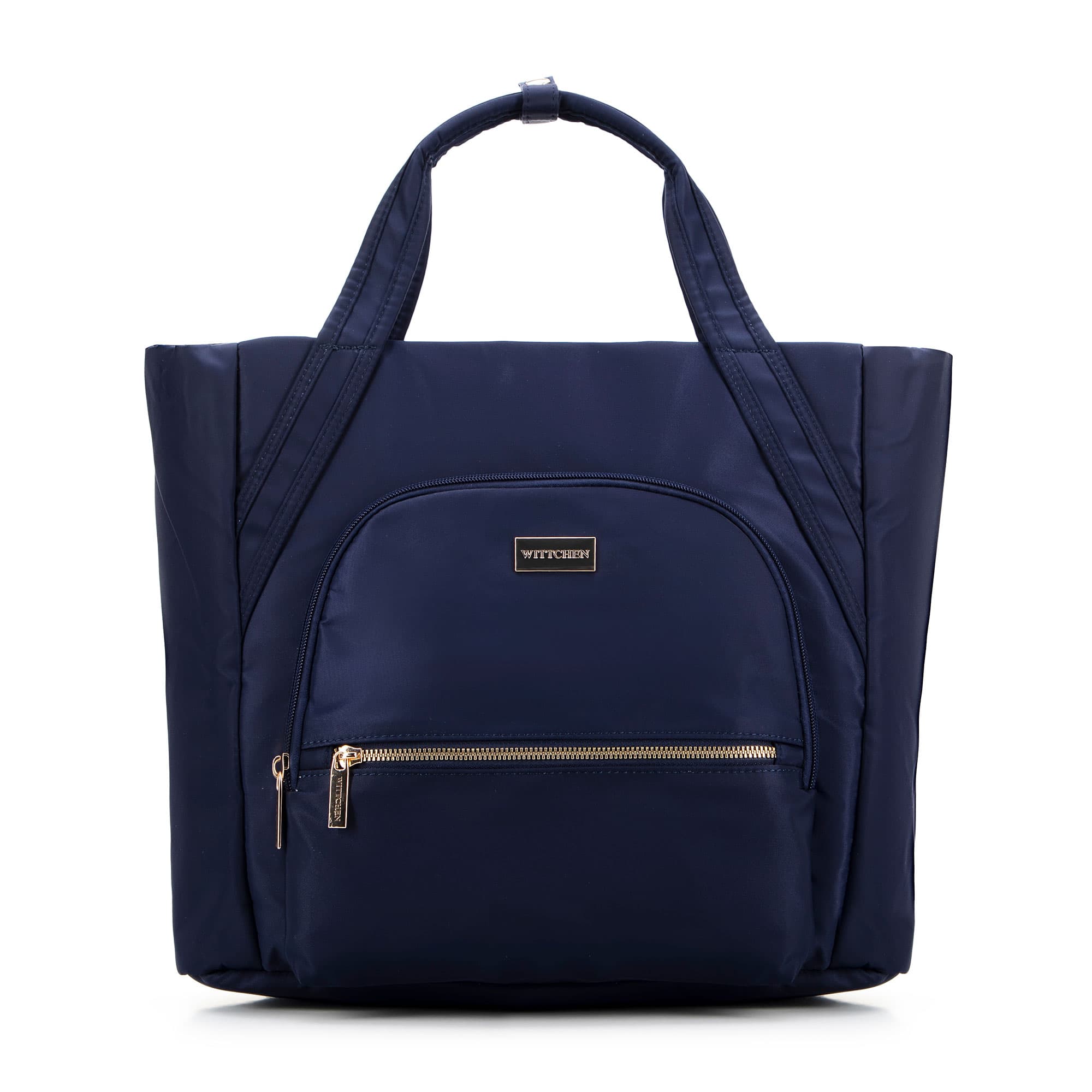 Tmavomodrá dámska taška na notebook 14" z nylonu 29-4P-202-90