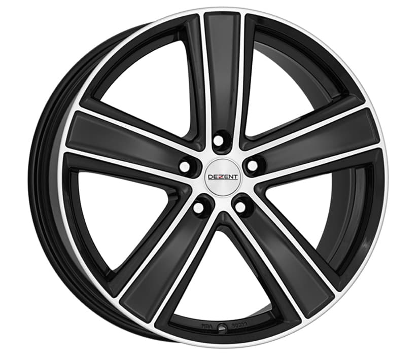 Dezent TH dark 8x18 5x114,3 ET45 Leštěná čelní plocha / Černý lak