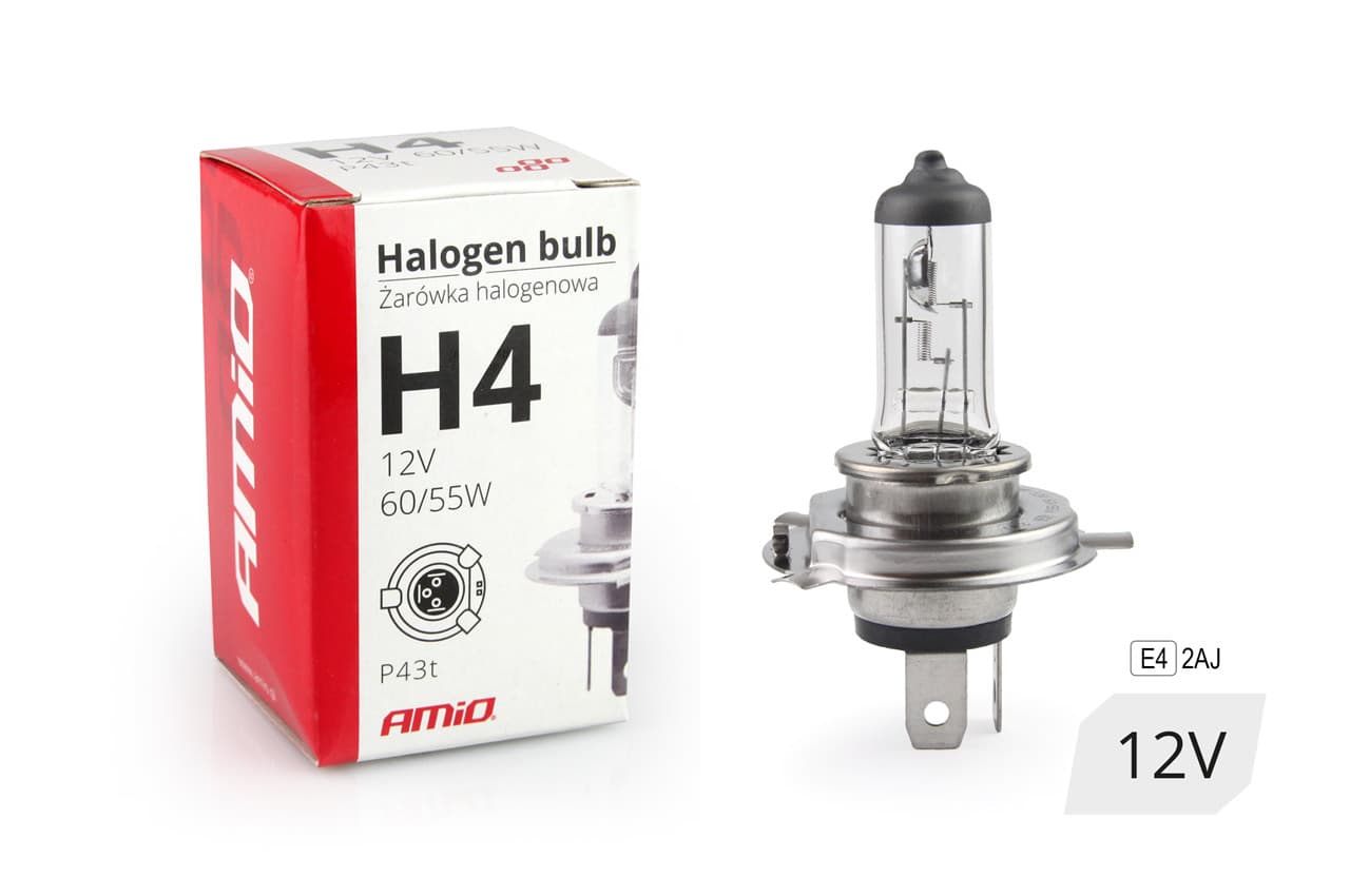 Halogénová žiarovka H4 12V 60/55W UV filter (E4)