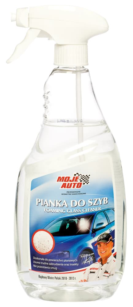 Penový čistič skiel