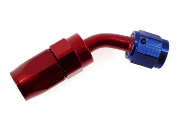 Koncovka 45° AN4 lisovaná - MP-AL-128