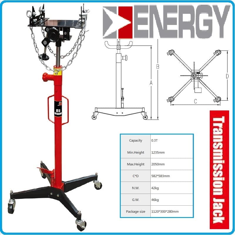 ENERGY Zdvihák prevodovky s košom 300kg NE00419