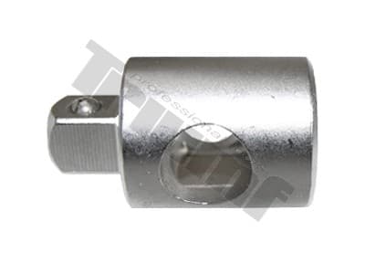 Posuvný adaptér pre trhací kľúč so 4-hranom - 1/2" - 3/8"