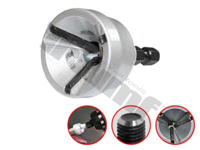 Odihľovací prípravok , zrážač hrán Ø3 - 19mm, 1/4" náhon pre elektrické náradie