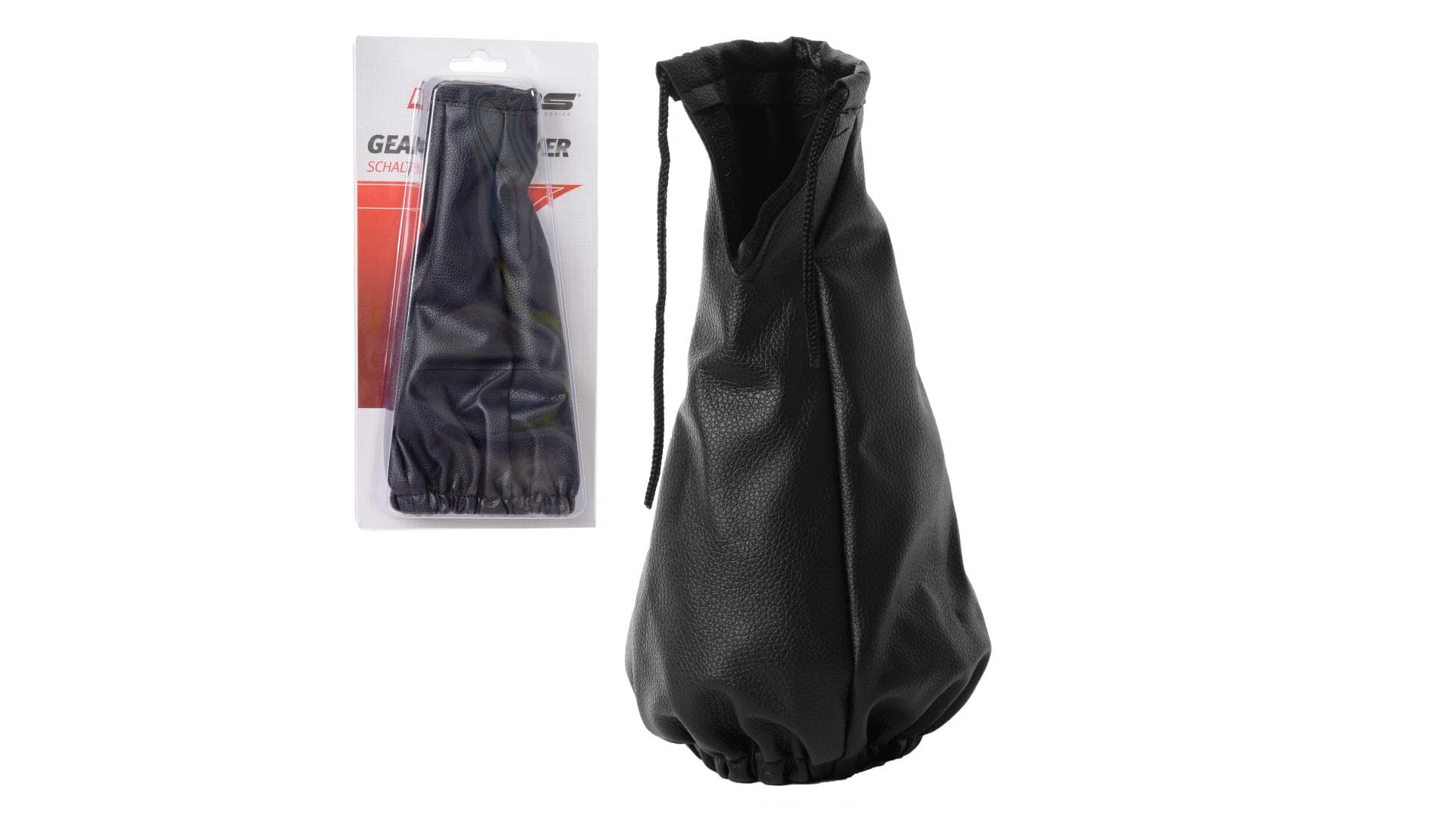 4CARS Poťah na tyč rýchlostnej páky genuine leather čierny