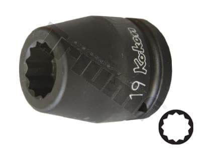 Hlavica kovaná 3/4" profil 12-hran 19mm, remenice VW vozidiel