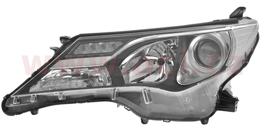přední světlo XENON D4S+HB3 s denním svícením (el. ovládané) L