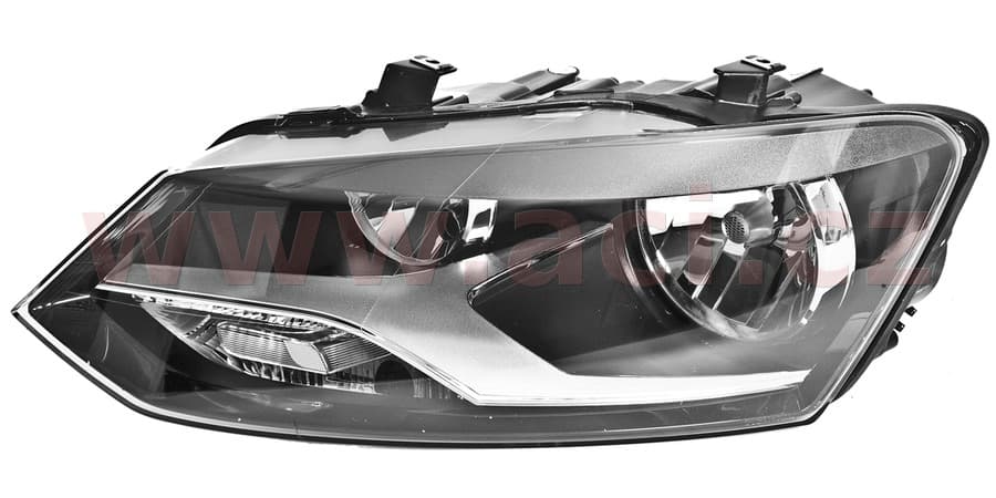 přední světlo H7+H7 (el. ovládané + motorek) typ Hella L