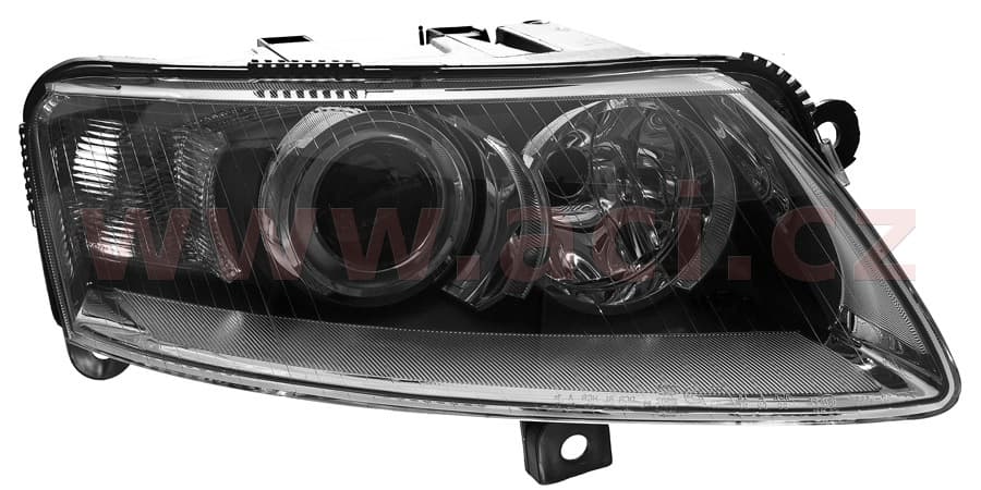 přední světlo BI-XENON D2S s funkcí pro denní svícení (bez řídící jednotky, s motorkem) (el. ovládané) P