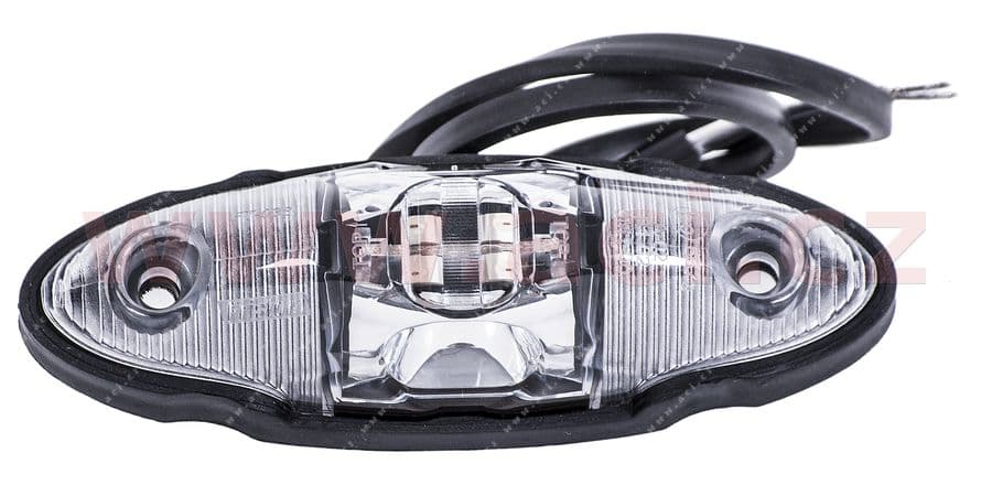 poziční světlo oválné LED (120x40 mm) kabel 0,5 m
