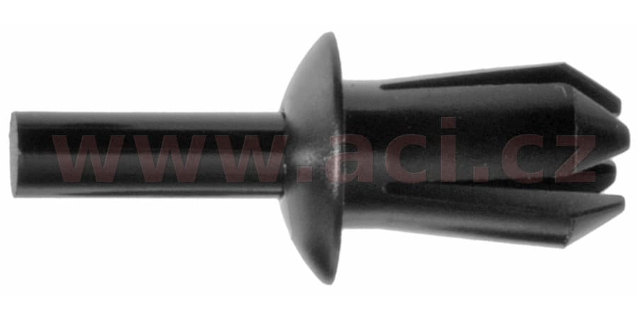 Plastový nýt s čepem A6x12