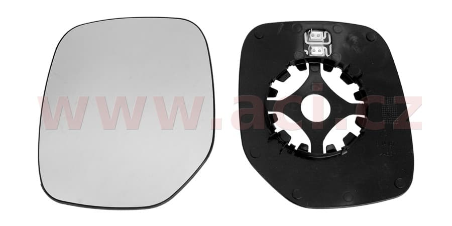 sklo zp. zrcátka s plast. držákem vyhřívané L ACI 0903837