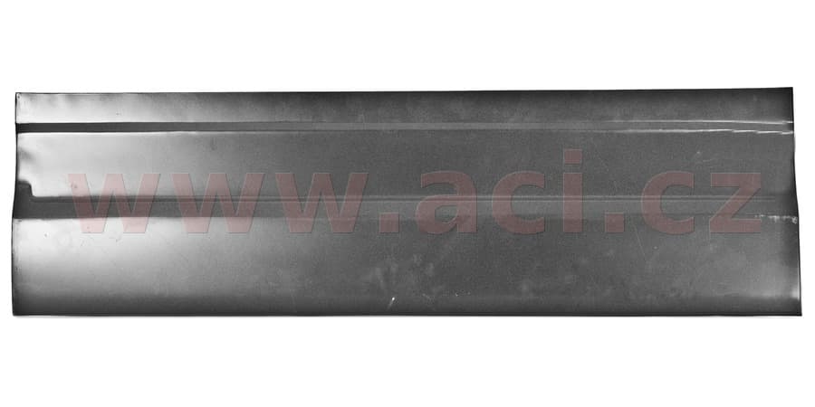 opravný plech bočních posuvných dveří (nad plastovou lištu, 35 cm)