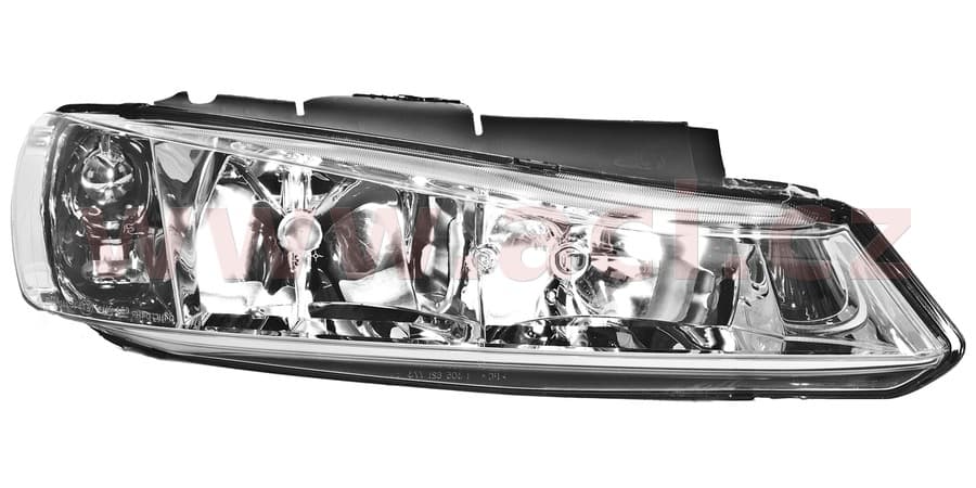 přední světlo H7+H7 čirá optika (el. ovládané) P