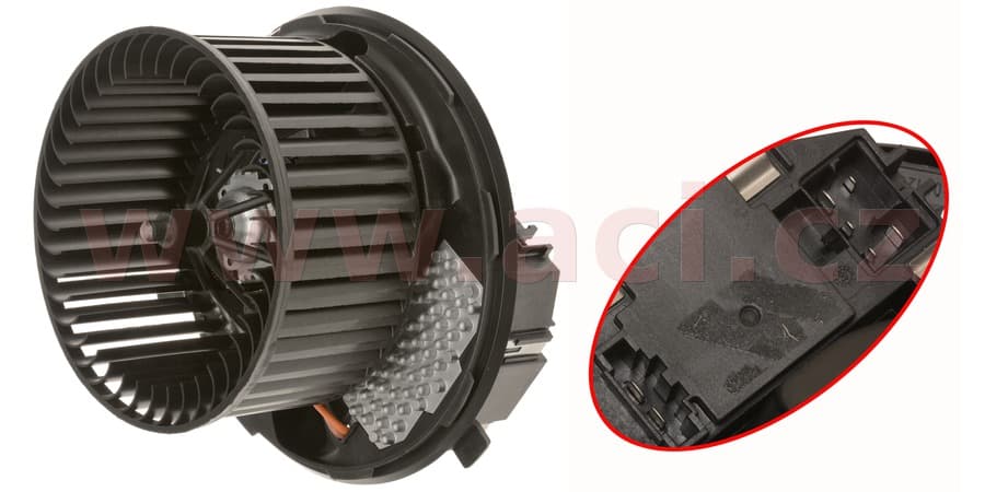 vnitřní ventilátor topení a klimatizace (pro automatickou klimatizaci) VALEO (ŠKODA, VW)