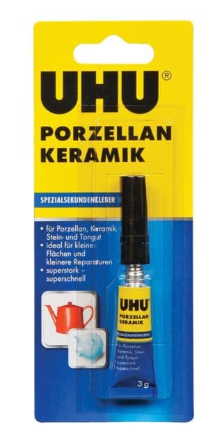UHU SEKUNDENKLEBER SEKUNDOVÉ LEPIDLO NA PORCELÁN A KERAMIKU 3G
