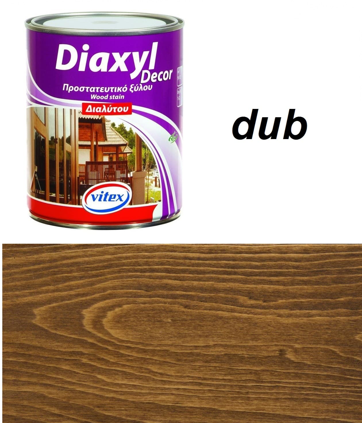 Vitex diaxyl decor - tenkovrstvá lazúra dub 2408 0,75L