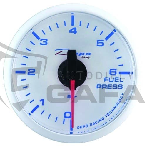 Prídavný budík DEPO WBL 52mm Tlak paliva