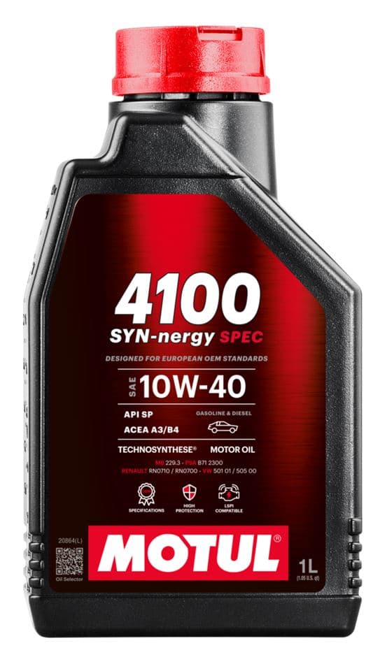 MOTUL Motul 4100 Syn-nergy SPEC 10W-40 1L 112890