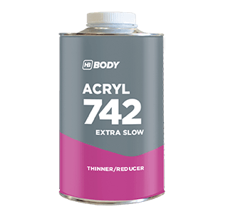 HB BODY 742 akrylové riedidlo extra pomalé 1L