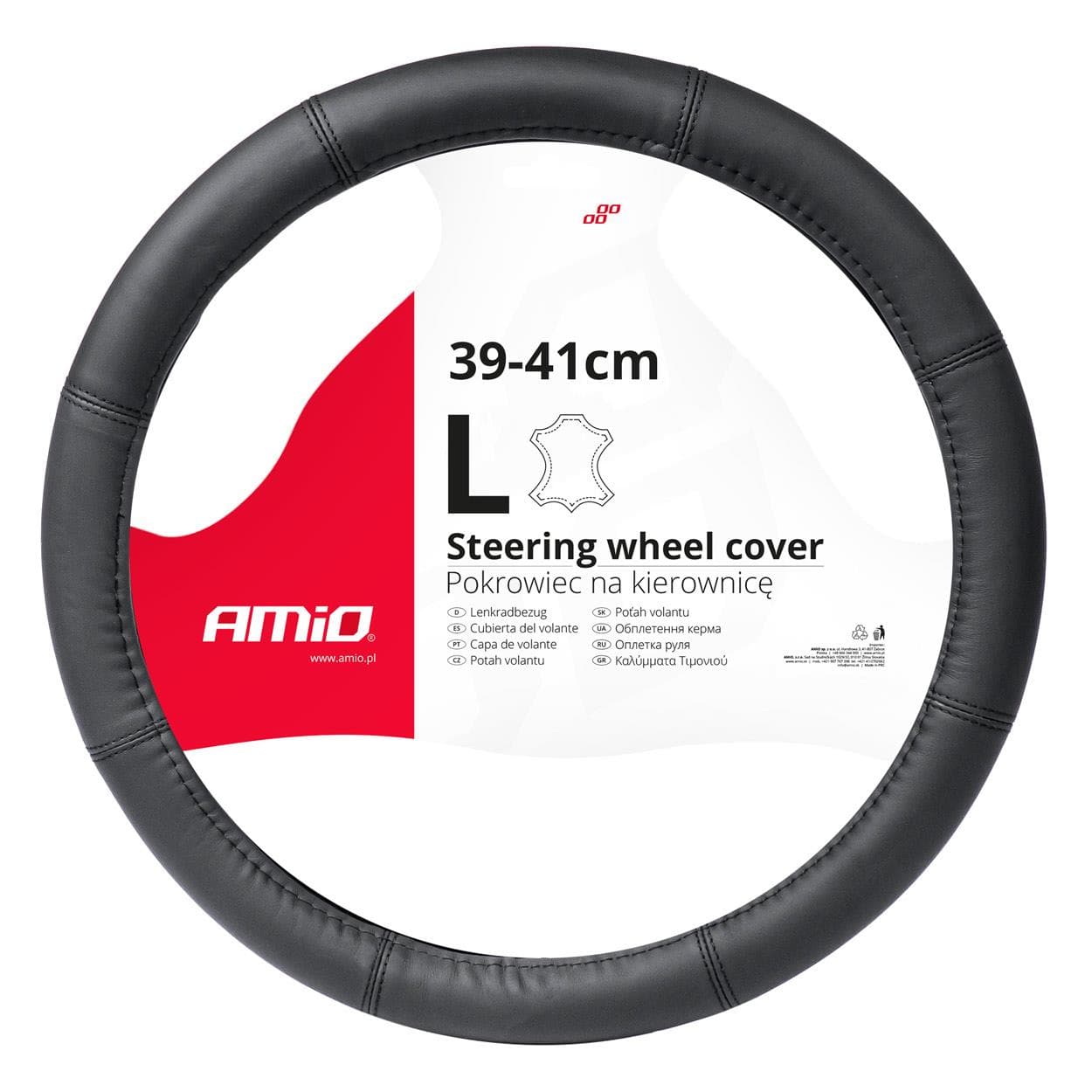 Poťah volantu Leather Series SWC 48-L (39-41cm)