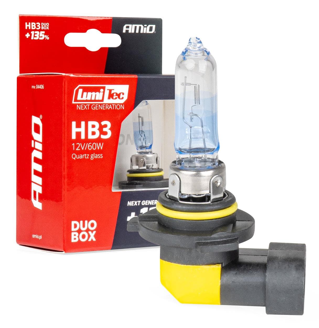 Halogenové žiarovky HB3 12V 60W LumiTec NEXT GENERATION +135% DUO AMiO-04406