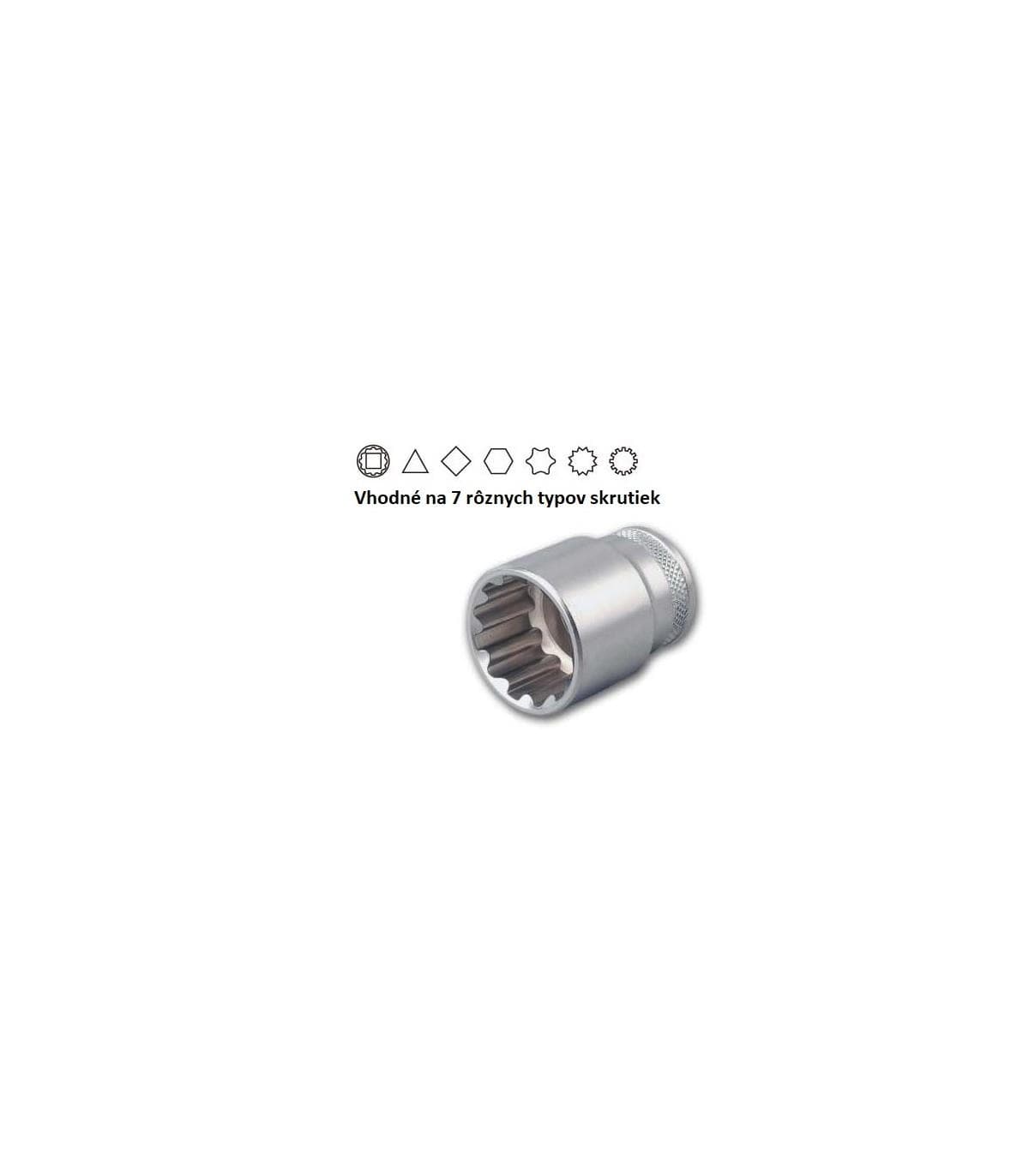 Hlavica nástrčná 1/2" 9mm SUPER TECH
