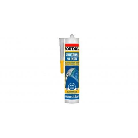 Sanitárny silikón 280ml, biely, Soudal