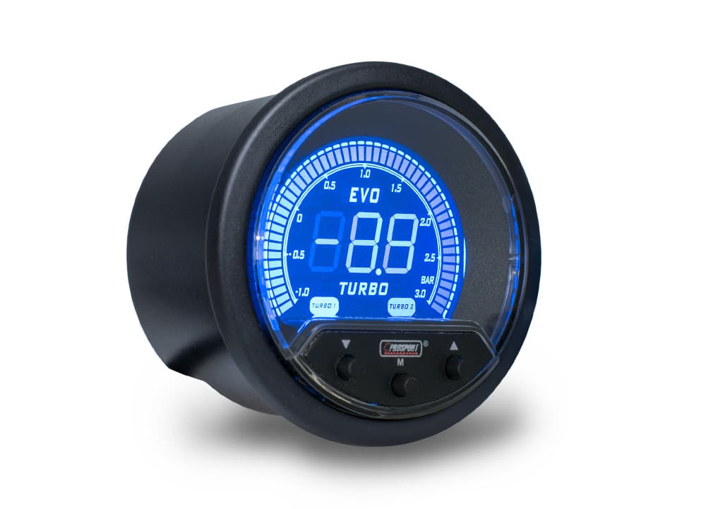 Prídavný budík radu EVO, elektronický boost controller