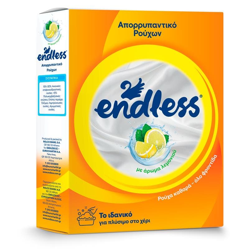 Endless Prací prášok na ručné pranie, Lemon 380g