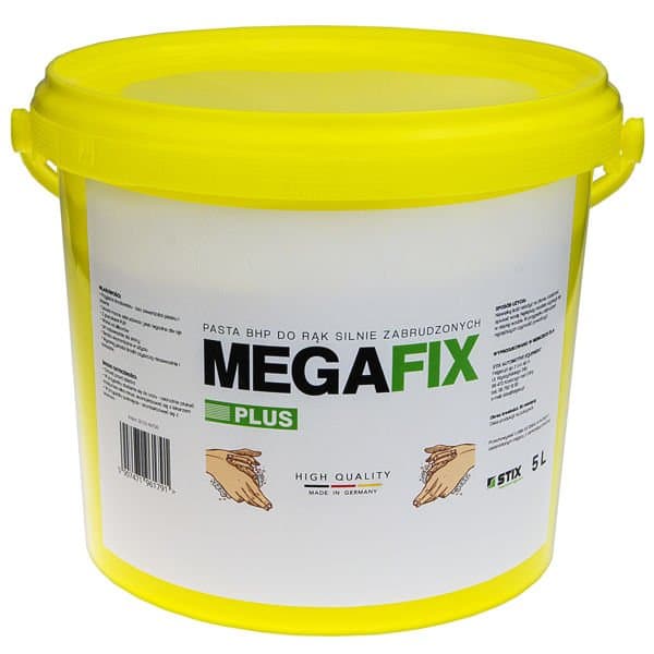 Megafix Plus GERMANY BHP - Pasta na silne znečistené ruky 5L - Stix