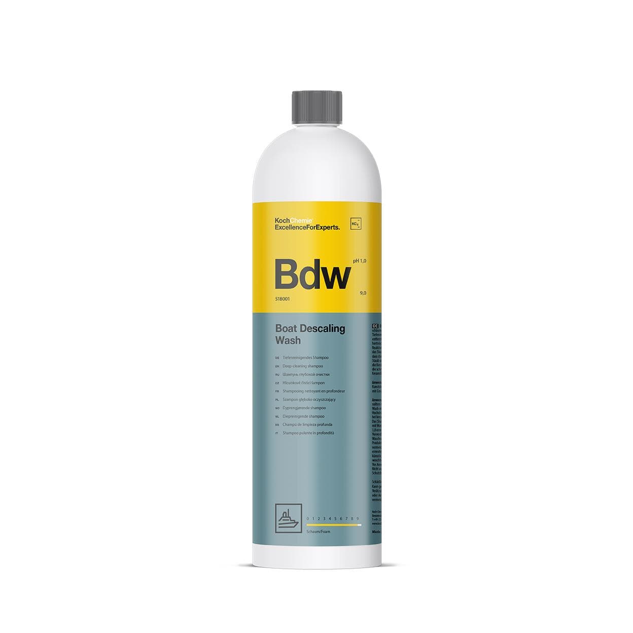 Boat Descaling Wash (Bdw) - Hĺbkový čistiaci šampón na vodný kameň z lodí 1L