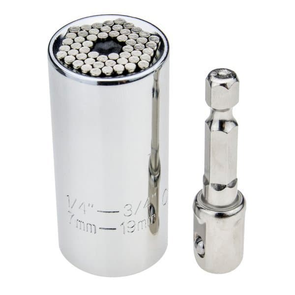 Univerzálny nástrčný kľúč s adaptérom 7-19 mm - Stix