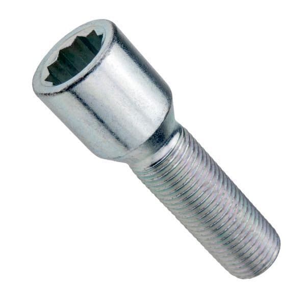 Úzke skrutky pre hliníkové disky 40 mm Torx M14x1,5 - (pozinkované) - Carbonado