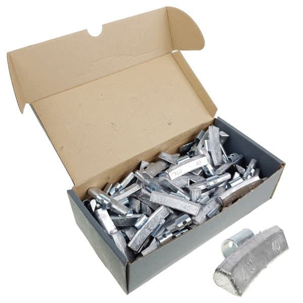Nabíjacie závažia na hliníkové disky SPS ALU PB/A (40 g, olovo) - 50 ks. - Stix